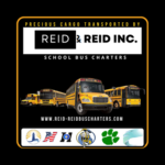 Reid-Reid INC School Bus Rentals Calvert County Public Schools Logo