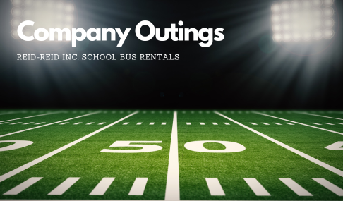 company outings football game reid-reid inc. school bus rentals
